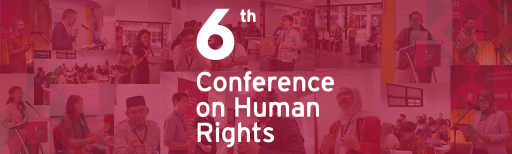 Collage of 6th Conference on Human Rights